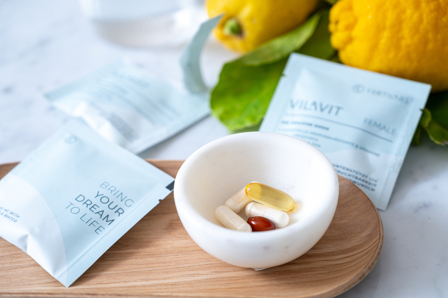VILAVIT Sachet und Kapseln für Kinderwunsch to Bring your dream to life