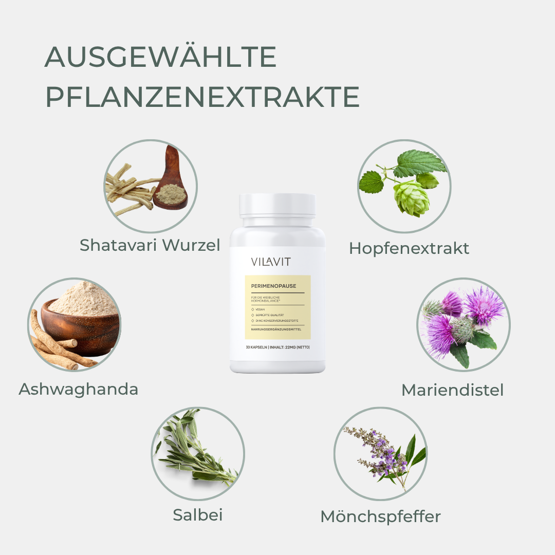 VILAVIT Perimenopause Pflanzenextrakte