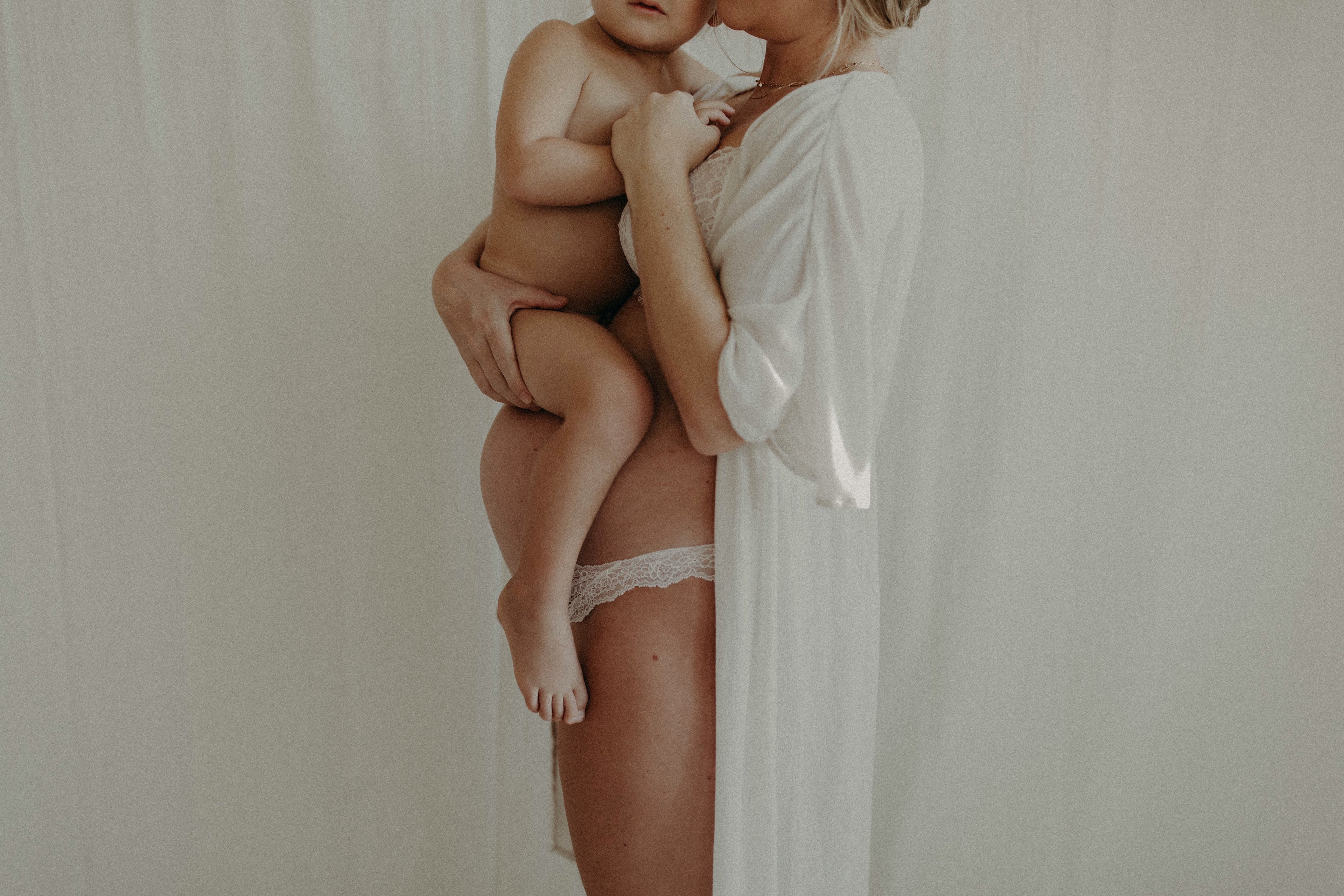 Kinderwunsch realisiert: Mama und Baby